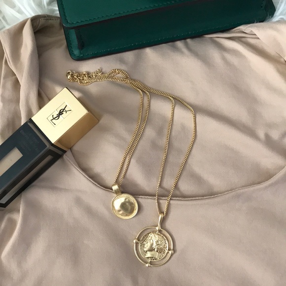 Last one -Coin chain layered necklace - Picture 3 of 6